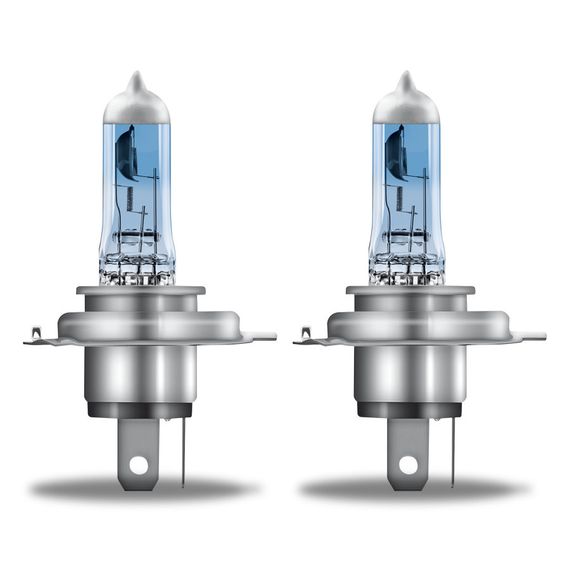 Комплект галогеновых ламп Osram H4 12V 60W P43t Cool Blue Intense Next Gen +100% 2шт/комп (64193CBN-HCB) | Зображення 3