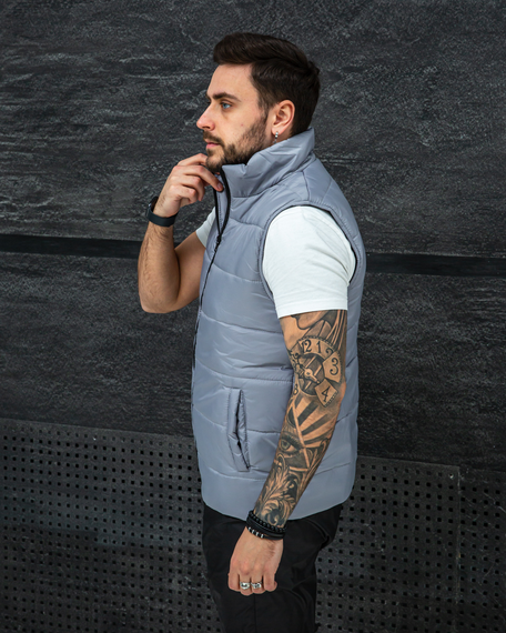 Жилетка серый S | Зображення 5