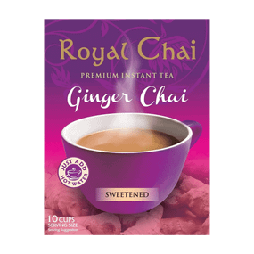 Розчинний чорний чай з імбиром та цукром  Ginger Sweet 220г Royal Chai 5060131760124