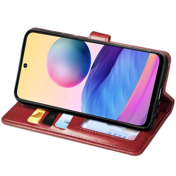Кожаный чехол-книжка GETMAN Gallant (PU) для Xiaomi Redmi Note 14 Pro 5G / 14 Pro+ Красный | Зображення 6