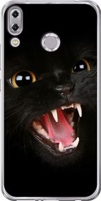 Чехол на Asus Zenfone 5 ZE620KL Чёрная кошка "932u-1554-17620"