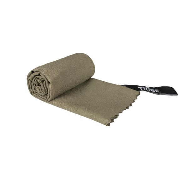 Рушник Tribe Bicycle Towel мікрофібра трайб L 60х120см olive, швидкосохнучий рушник похід/риболовля