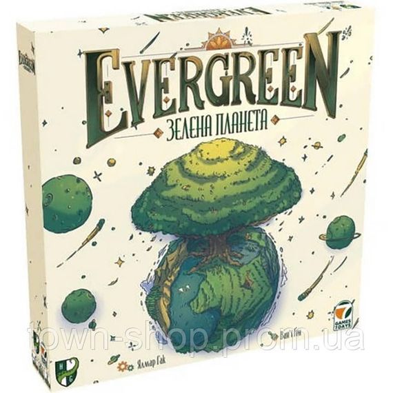 Настольная игра "Evergreen. Зеленая планета" EVG001UA 45 фишек ростков