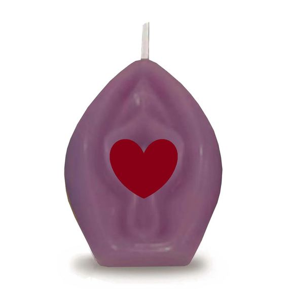 Свічка Eden’s Candle - Vanilla Scented Vagina - Eggplant Sex Aura