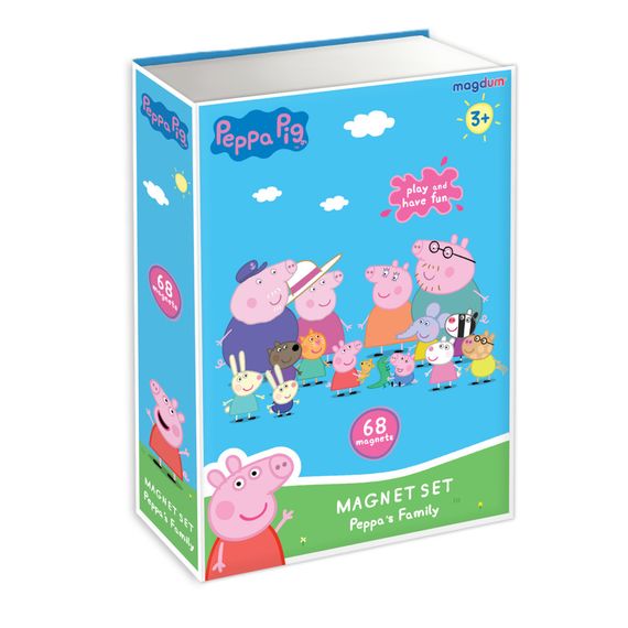 Набор магнитов "Магнитная история Семья Пеппы" МЕ 5031-15, 68 магнитных деталей | Зображення 2