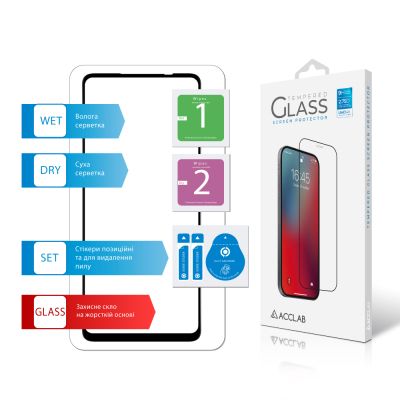 Стекло защитное ACCLAB Full Glue MOTO E14 Black (1283126597688) | Зображення 6