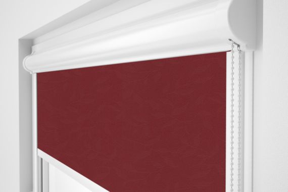 Рулонная штора Rolets Натура 2-2260-625 62.5x170 см закрытого типа Бордовая
