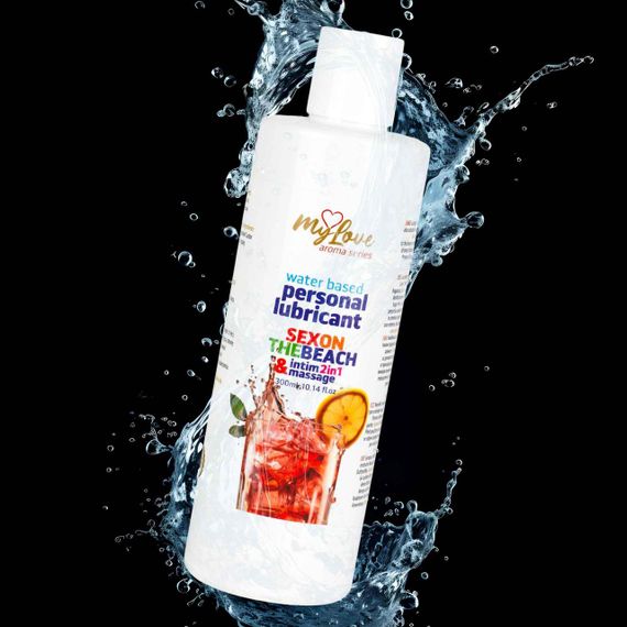 2в1 лубрикант та масажний гель - MyLove Aroma Series Intim&Massage Sex On The Beach, 300 мл Sex Aura | Зображення 3