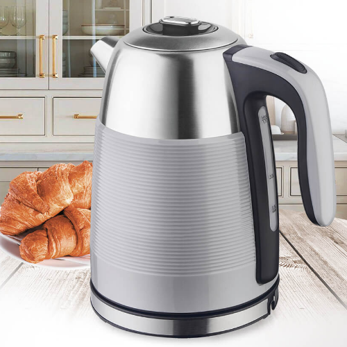 Електрочайник 1,7л 1850-2200W метал (диск) сірий MR-051-GREY Maestro | Зображення 2