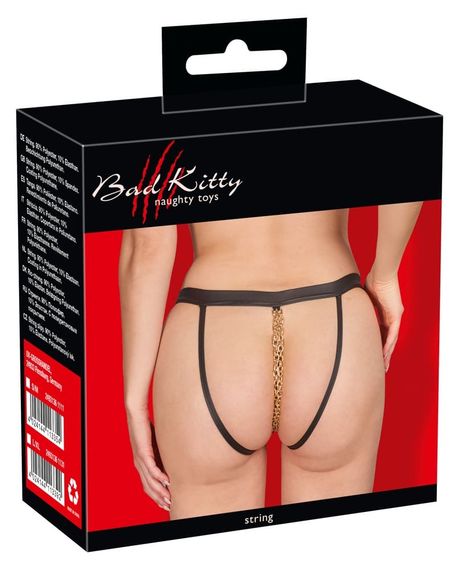 Открытые трусики Orion Bad Kitty String 2493136 Черные S/M | Зображення 6