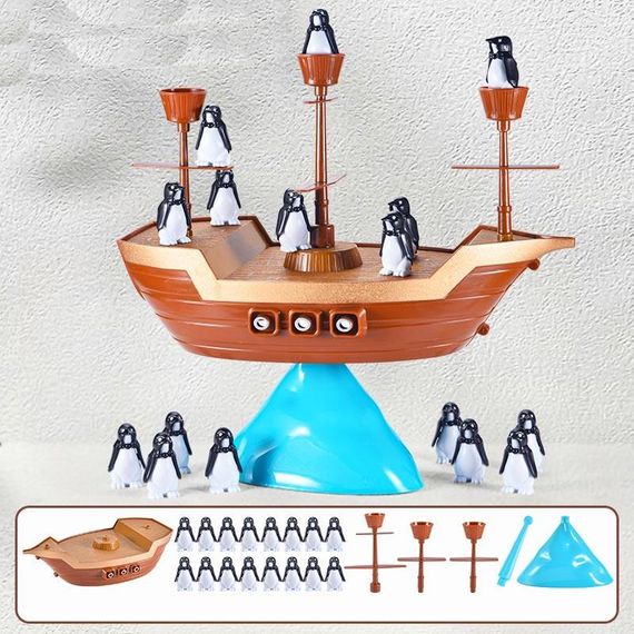 Настільна інтерактивна гра Ummi 707-61 Pirate Boat Balancing Game Brown | Зображення 3