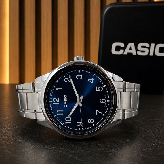 Чоловічий годинник Casio MTP-V005D-2B4 | Зображення 3