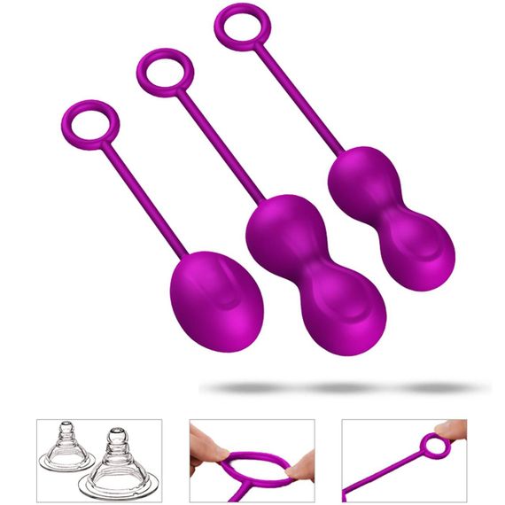 Набір вагінальних кульок - Kegel Balls Set Sex Aura | Зображення 7