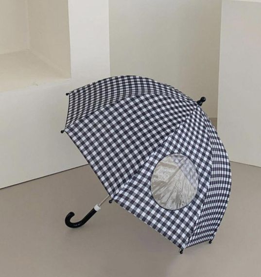 Парасолька дитяча напівавтомат Чорного кольору | Зображення 1