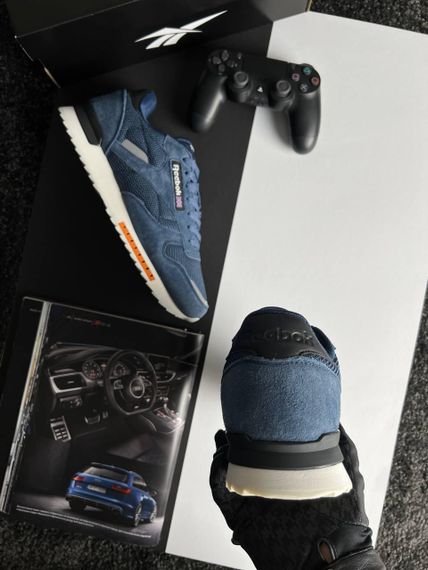 Чоловічі кросівки R-eebok Classic New Navy White 44 28 см | Зображення 4