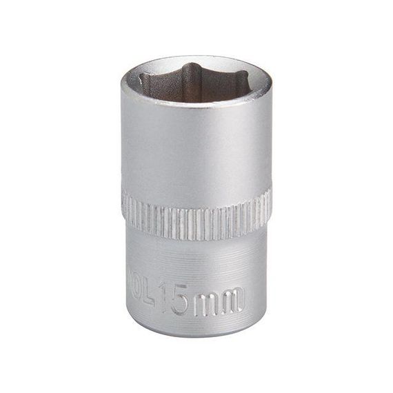 Головка шестигранна 1/2", 15 мм INTERTOOL ET-2015 | Зображення 1