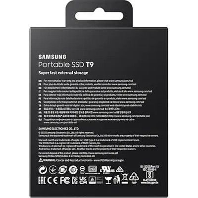 Накопитель SSD USB 3.2 2TB T9 Samsung (MU-PG2T0B/EU) | Зображення 3