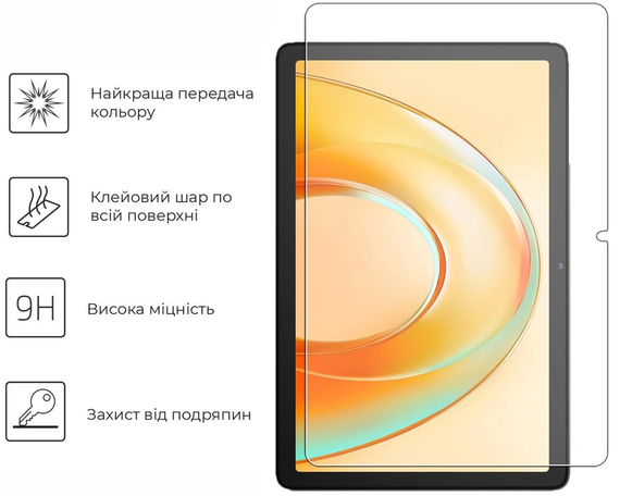 Захисне скло Primo для планшета Blackview Tab 60 Pro 10.1" | Зображення 1