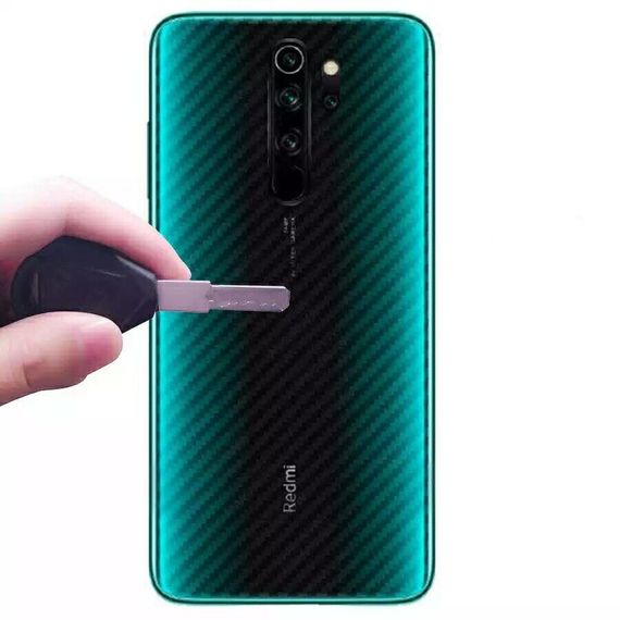 Карбоновая пленка на корпус для Xiaomi Redmi Note 8 Pro | Зображення 3