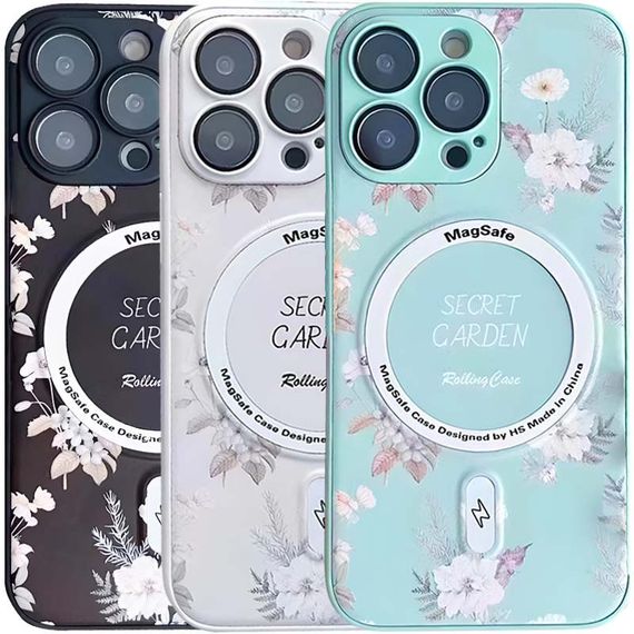 TPU+PC чохол Secret Garden with MagSafe для Apple iPhone 13 Pro (6.1")