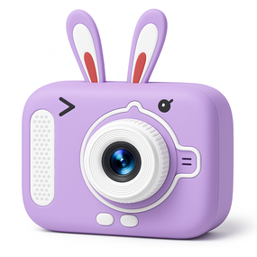 Дитячий цифровий фотоапарат X900 Rabbit Колір: фіолетовий QD-65