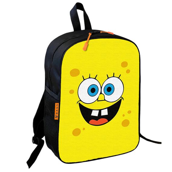 Рюкзак школьный детский 36х27см Губка Боб с принтом для мальчика (00641)