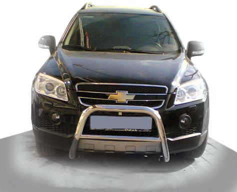 Передняя дуга WT005 (нерж.) для Chevrolet Captiva 2006-2019 гг