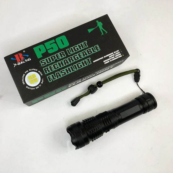 Набір 2 В 1! Сумка + Ліхтар! Якісна чоловіча сумка з натуральної шкіри + Тактичний ліхтар POLICE BL-X71-P50 ED-95 | Зображення 4