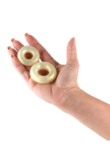 Ерекційні кільця NS Novelties Fantasia прозорі, 2 шт | Зображення 1