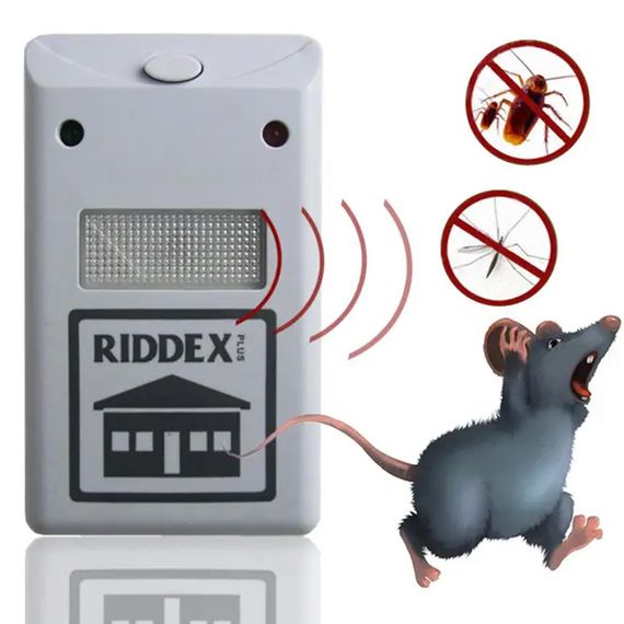 Ультразвуковий відлякувач гризунів та комах RIDDEX / Електромагнітний відлякувач комах | Зображення 5