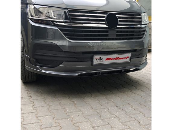 Накладка на передний бампер 2019-2024 (под покраску) для Volkswagen T6 | Зображення 3