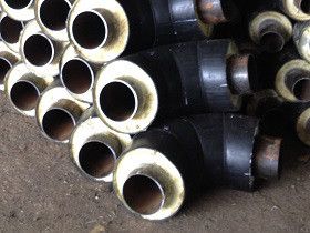 Коліно сталеве в ПЕ оболонці ф 42/110 мм