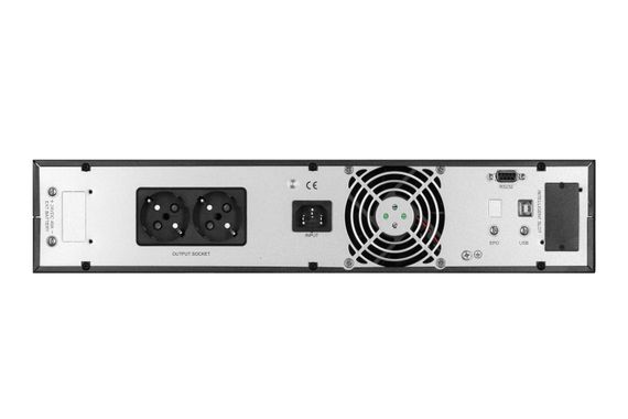 Джерело безперебійного живлення 2E  OD1000RT, 1000VA/900W, RT2U, LCD, USB, 3xSchuko (2E-OD1000RT) | Зображення 3