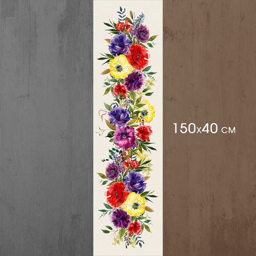 Доріжка на стіл Краса 150x40 см (DR__24A009) | Зображення 2