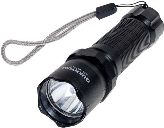 Ліхтар ручний Quantum QM-FL1043 Minik 3W LED чорний з USB без упак