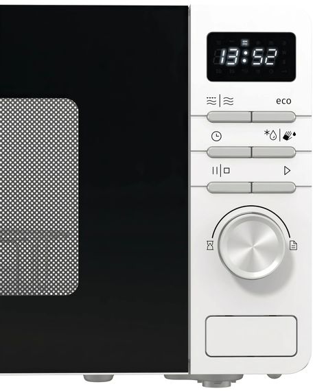 Мікрохвильова піч Gorenje, 20л, електр. управл., 800Вт, дисплей, білий (MO20A3W) | Зображення 3