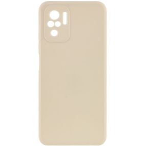 Силіконовий чохол Candy Full Camera для Xiaomi Redmi Note 10 Бежевий/ Antigue White