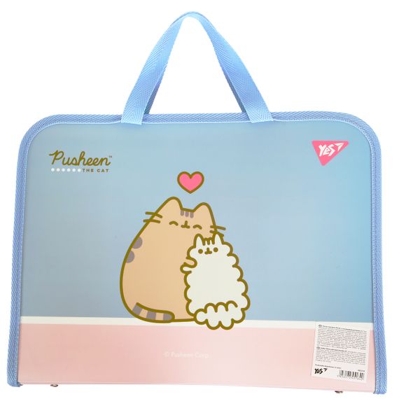 Папка портфель YES Pusheen 2 492316 3х26х35 см | Зображення 1
