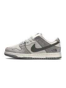 Чоловічі кросівки SB  Dunk  Low x The North Face Grey White  , В'єтнам 43 27,5