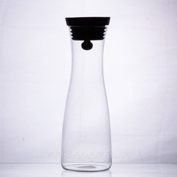 Стеклянный графин с крышкой 1.5 (л) для воды, сока, лимонада HP-19-44 | Зображення 4