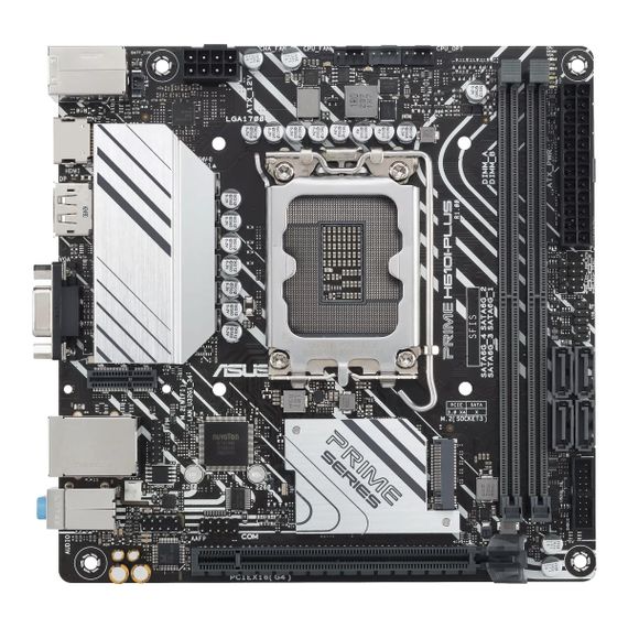 Материнcька плата ASUS PRIME H610I-PLUS-CSM s1700 H610 2xDDR5 M.2 HDMI D-Sub DP mITX 90MB1GB0-M0EAYC