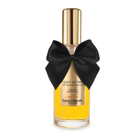 Розігрівальна олія Bijoux Indiscrets Light my Fire – Caramel&Sea salt Sex Aura | Зображення 1
