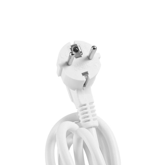 Мережевий подовжувач VIDEX ONCORD з/з 4п 3м (3x1.5мм) 3.4А USB(QC3.0) +USB-C(PD20W) з кнопкою White | Зображення 7