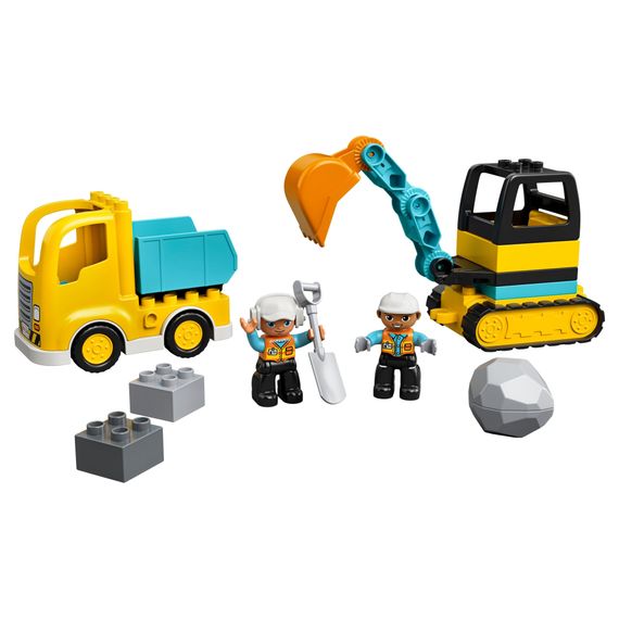 Конструктор LEGO Вантажівка і гусеничний екскаватор (10931) | Зображення 1