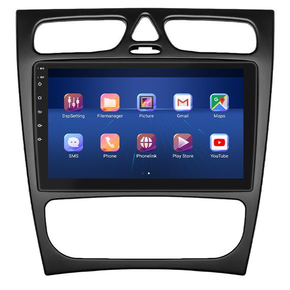 Штатная магнитола 9" Lesko для Mercedes-Benz C-Класс II (W203) 2000-2004 2/32Gb CarPlay 4G Wi-Fi GPS Prime | Зображення 1