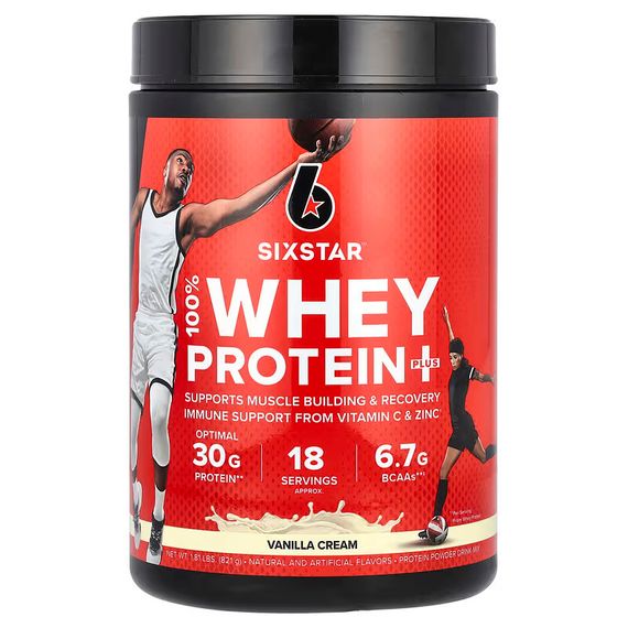 Протеин Six Star 100% Whey Protein Plus 821 g (Vanilla Cream)