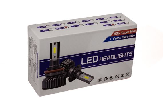 Комплект LED ламп HeadLight T18 HB4 (P22d) 30W 9-32V 6000K | Зображення 1