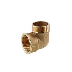 Угольник усиленный LexLine 1 1/4" ВЗ латунный УК0124-В