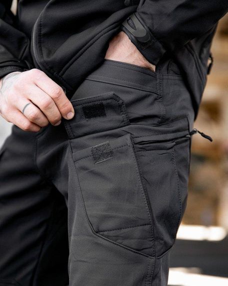 Міські тактичні штани MAXIMUS софтшел darck grey ПП7987 | Зображення 2