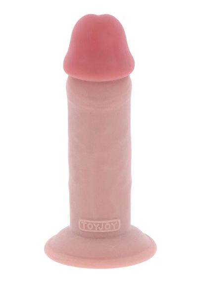 Фалоімітатор реалістичний на присосці TOY JOY Deluxe Dual Density, 15 × 4 см Sex Aura | Зображення 1